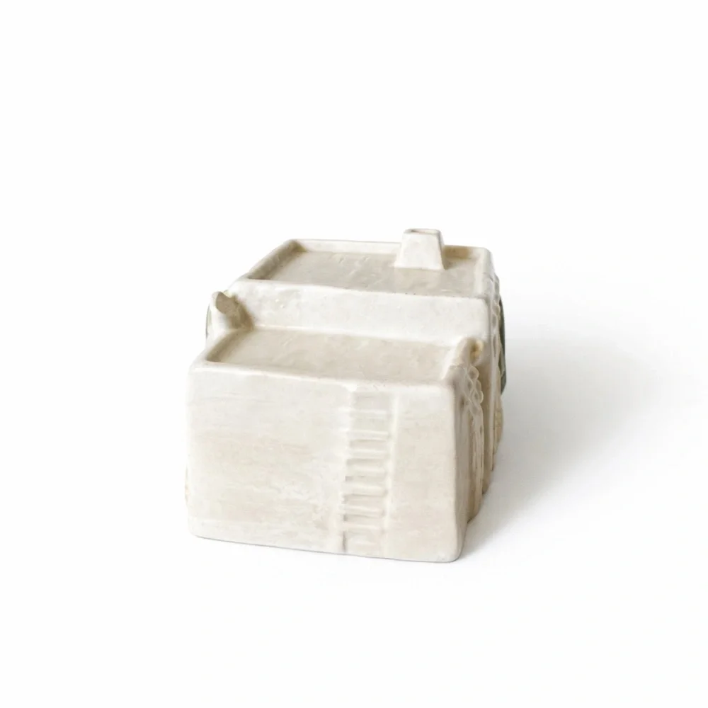 Otagiri Fiji Adobe Pueblo House Butter Dish Vintage Japan 1980's (top only) - Picture 6 of 7